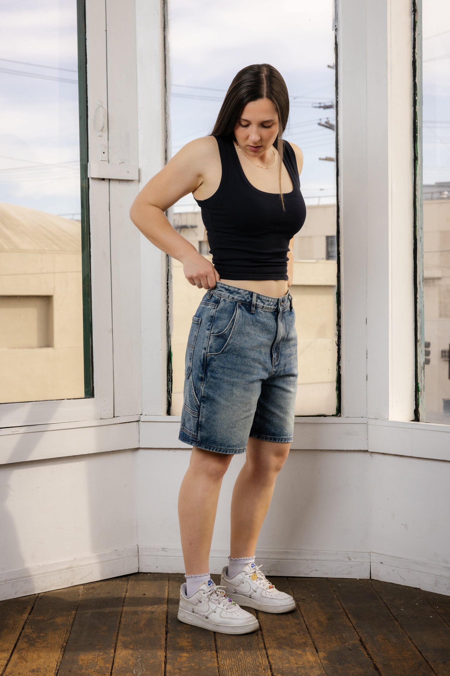 W167 Carpenter Denim Shorts