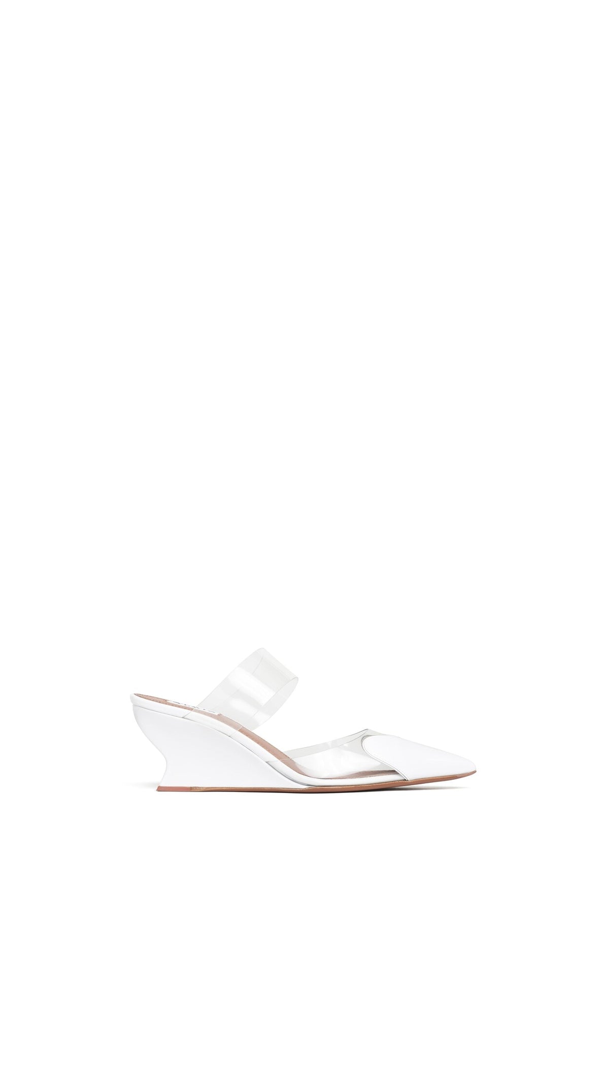 LE COEUR WEDGE MULES IN PATENT LEATHER