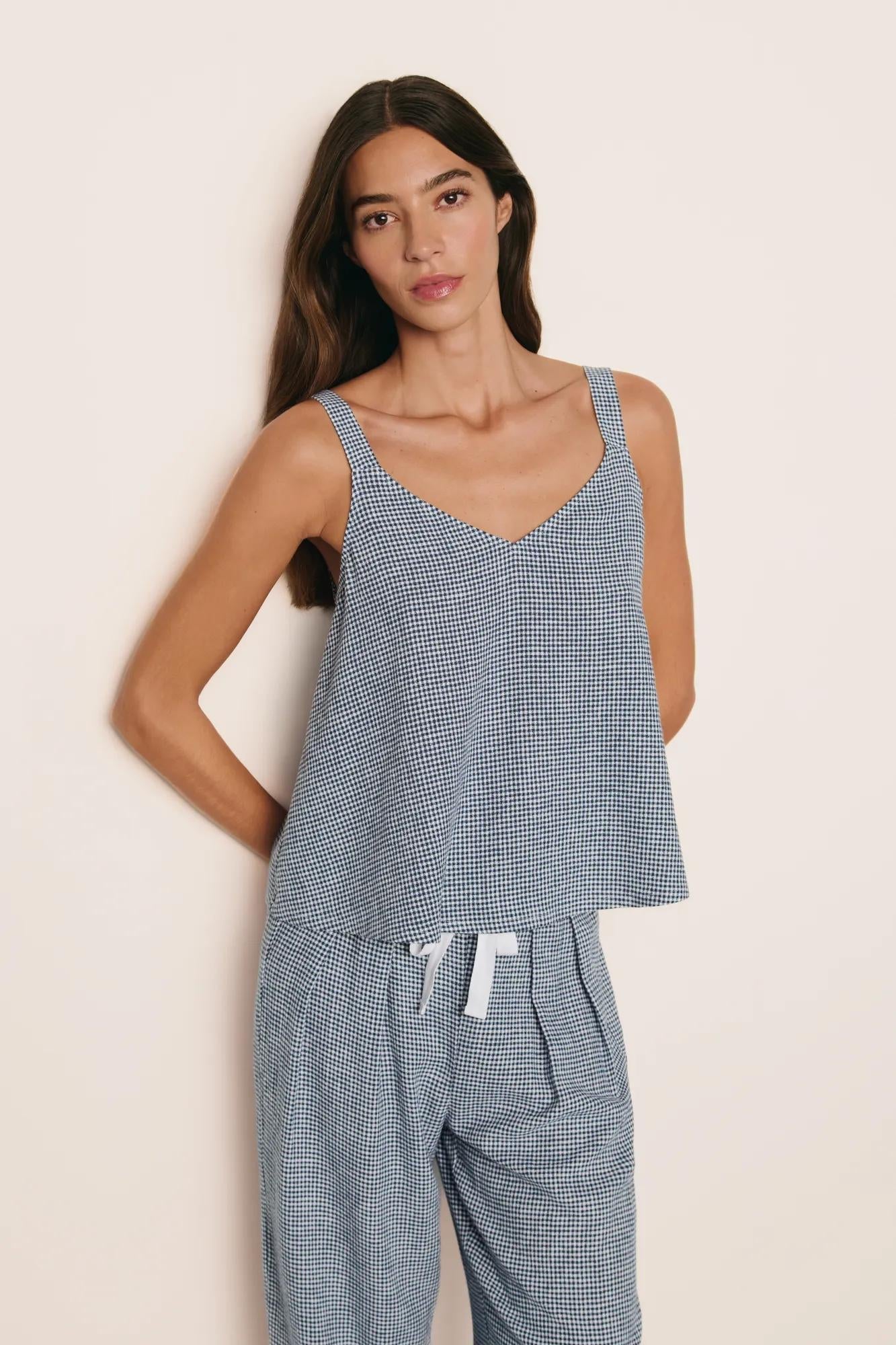 Linen Blend Relaxed Pant