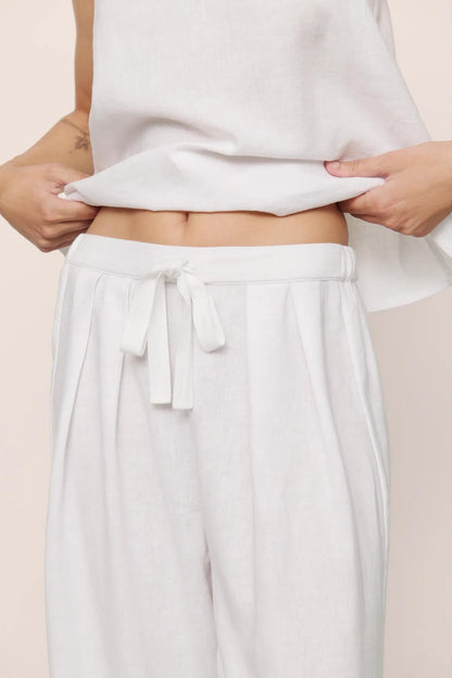 Linen Blend Relaxed Pant