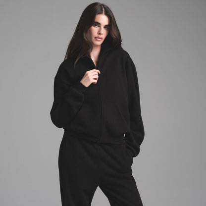Cotton Fleece Classic Zip Up Hoodie