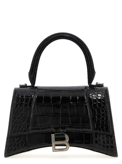 Balenciaga Black Hourglass Small Satchel Bag - Size: One Size Bags | Shop From The Mirage