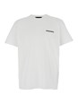 Dsquared2 White T-Shirt with Lettering Logo Printed on the Chest in Cotton Man