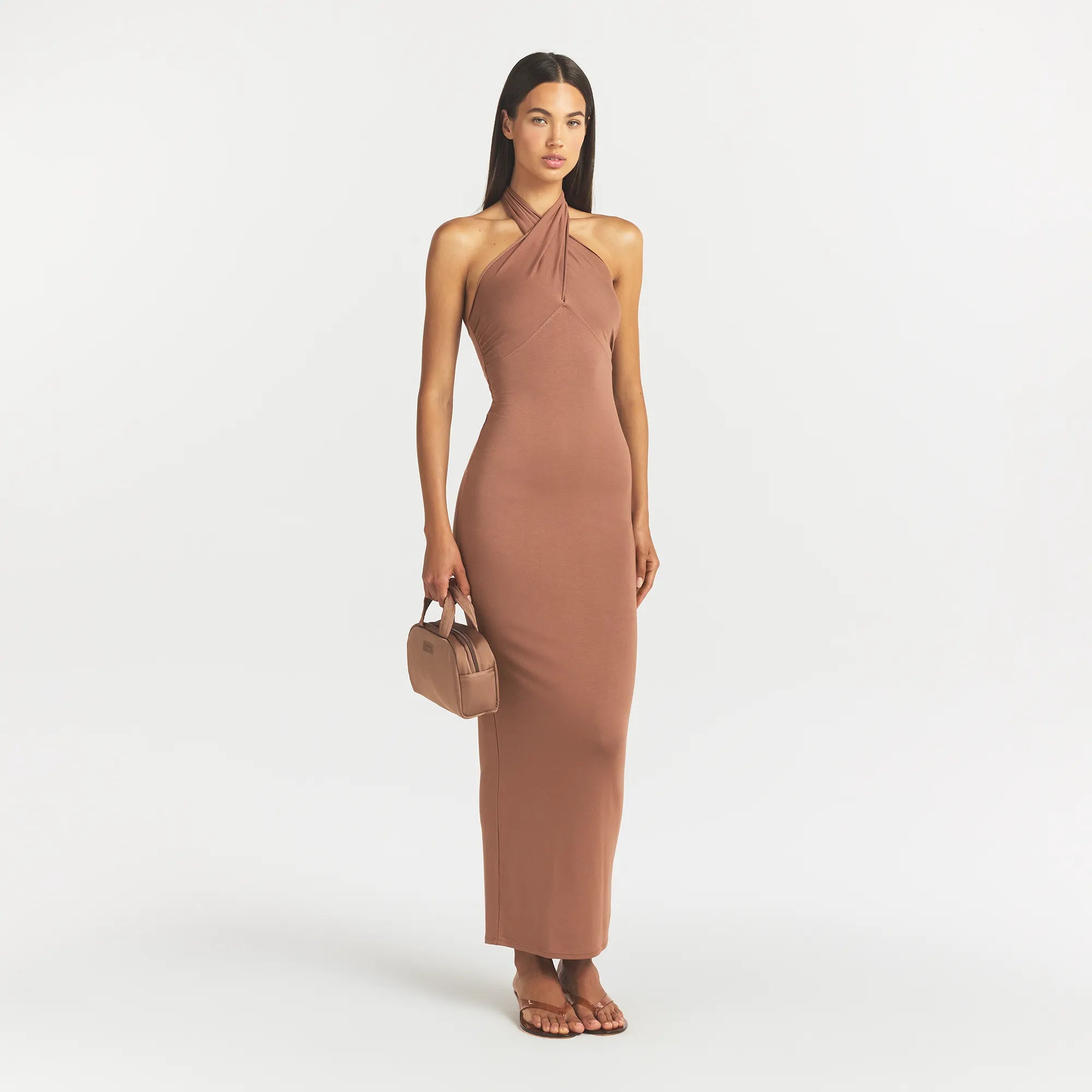 Smooth Layers Convertible Long Dress
