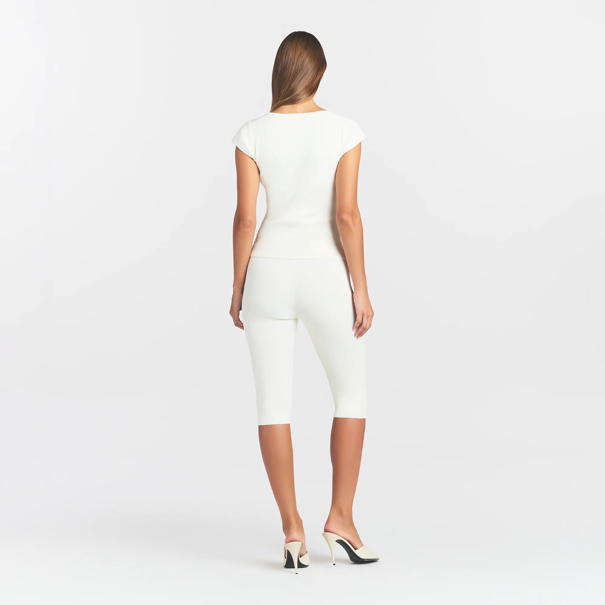 Refined Knit Scoop Neck Top