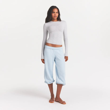 Cotton Jersey Long Sleeve T-shirt