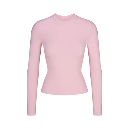 Cotton Jersey Long Sleeve T-shirt