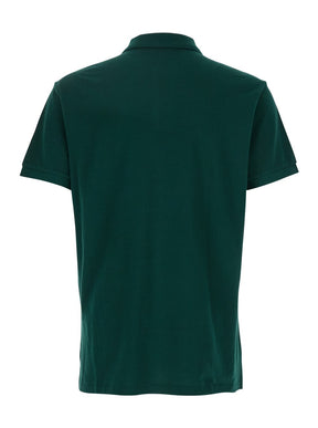 Polo ralph lauren "Regular Fit" Dark Green Polo Shirt with Pony Detail on the Front in Cotton Woman