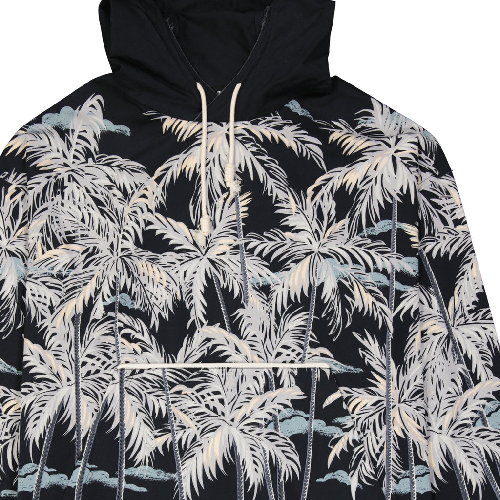 Palm Angels Hooded Printed Shirt