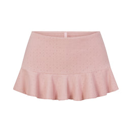 Heavy Pointelle Mini Skort