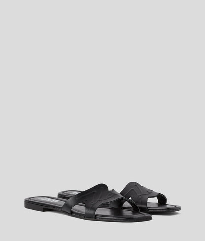 Brio signature cut-out sandals