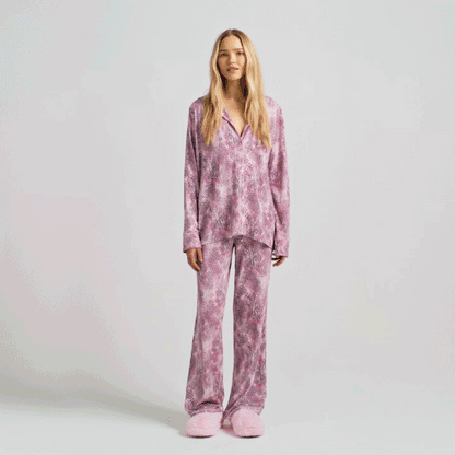 Skims Sleep Long Sleeve Button Up Set