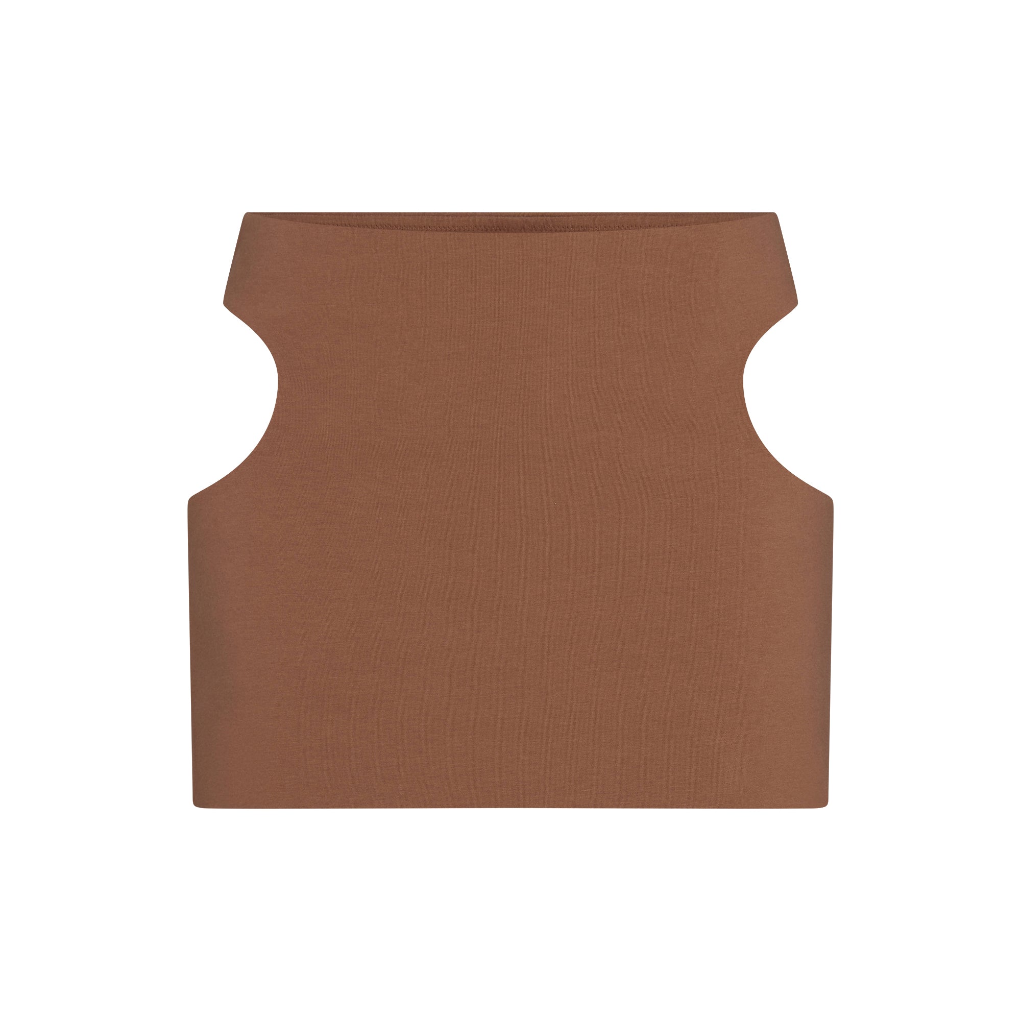 Cotton Jersey Cut Out Mini Skirt