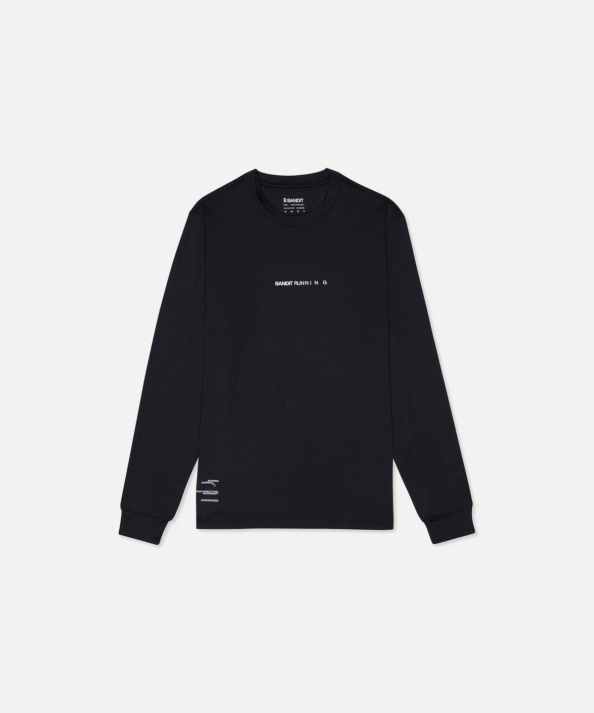 Micromesh™ Long Sleeve Performance Tee - Unisex, Black