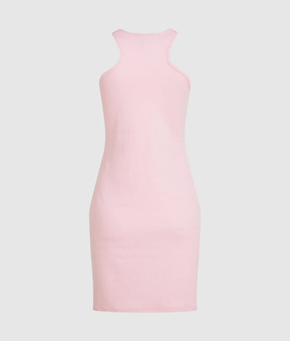 Ribbed racer dress