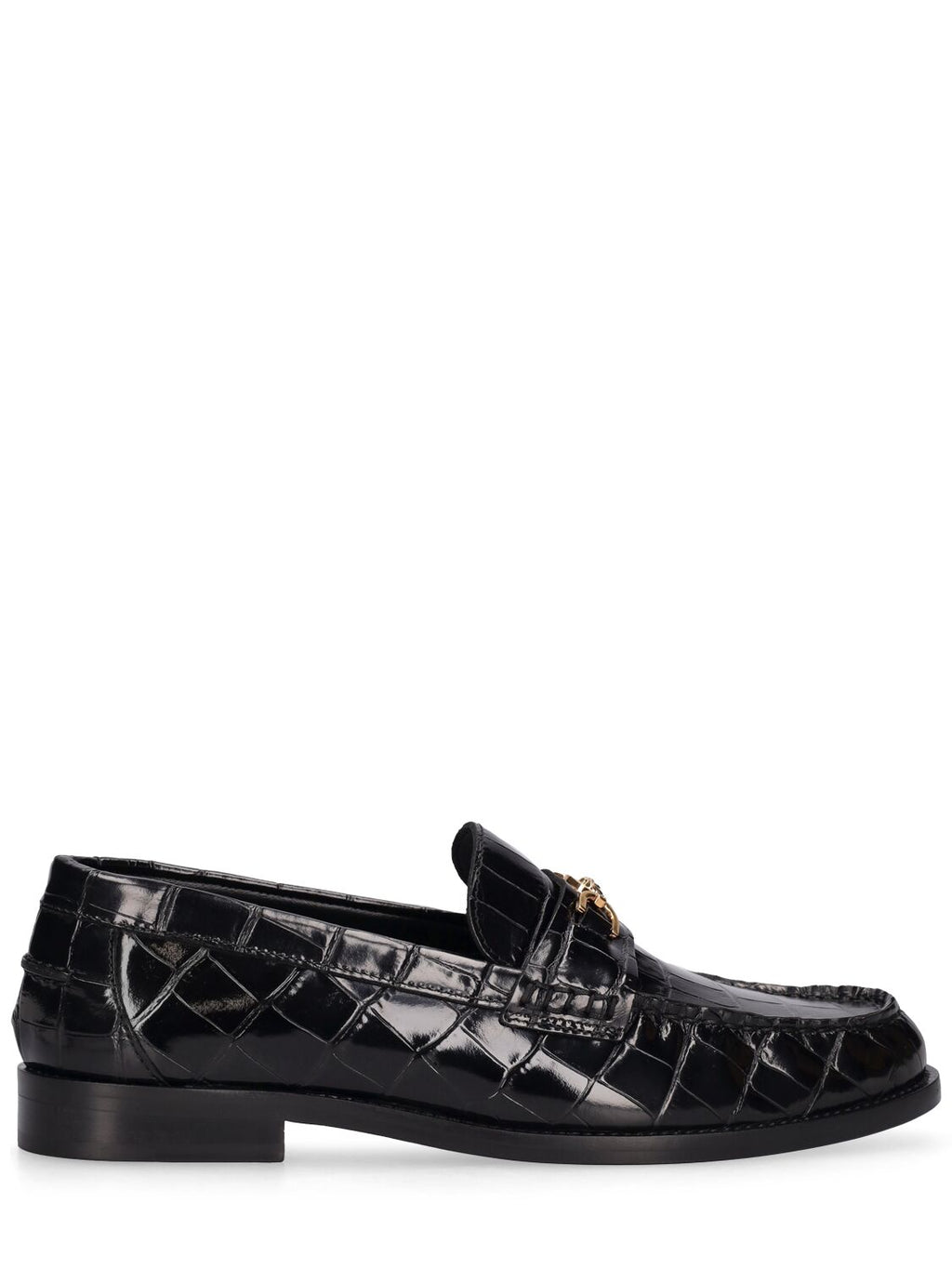 Versace Versace 25mm Leather loafers - Size: UK 5 Loafers | Shop From The Mirage