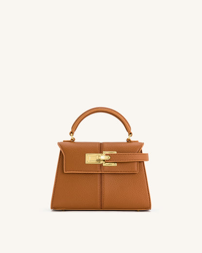 Elise Top Handle Bag - Blue Denim