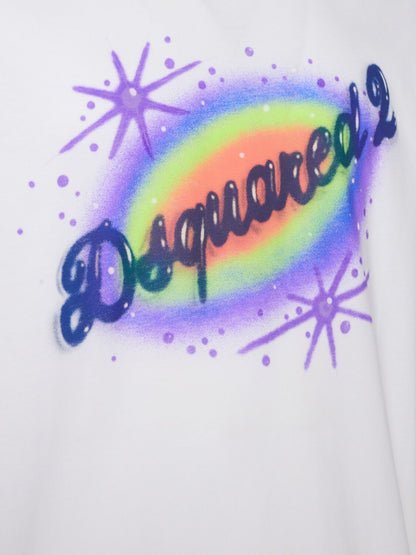 Dsquared2 Dsquared2 Printed cotton jersey t-shirt - Size: S T-Shirts | Shop From The Mirage