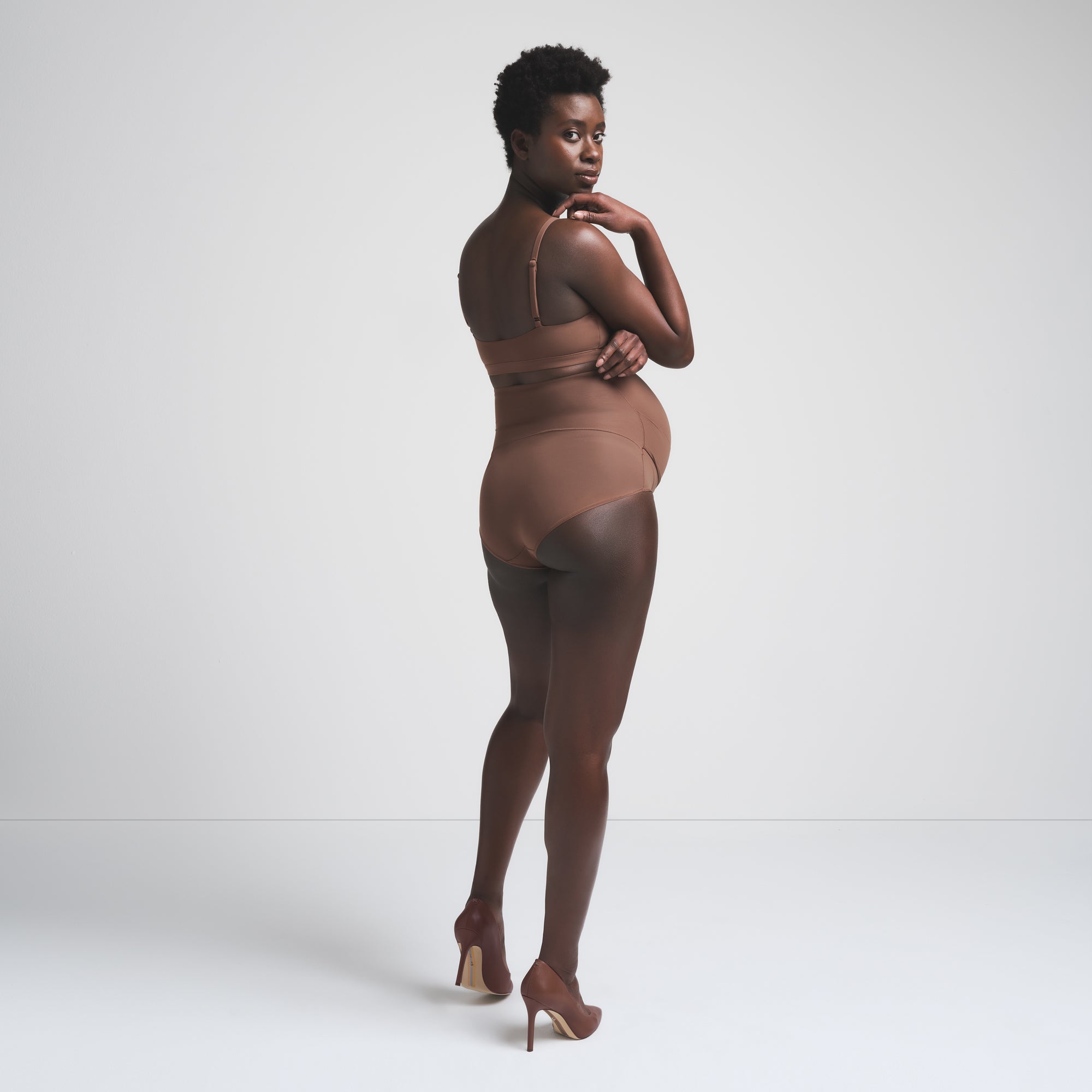 Fits Everybody Maternity Banded High-waisted Brief