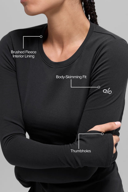 Airbrush Winter Warm Nocturne Long Sleeve