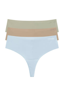 W637 padded thong 3-pack