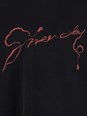 Givenchy Black Crewneck T-Shirt with Logo Lettering on the Front and Maxi Logo Print on the Rear in Cotton Man