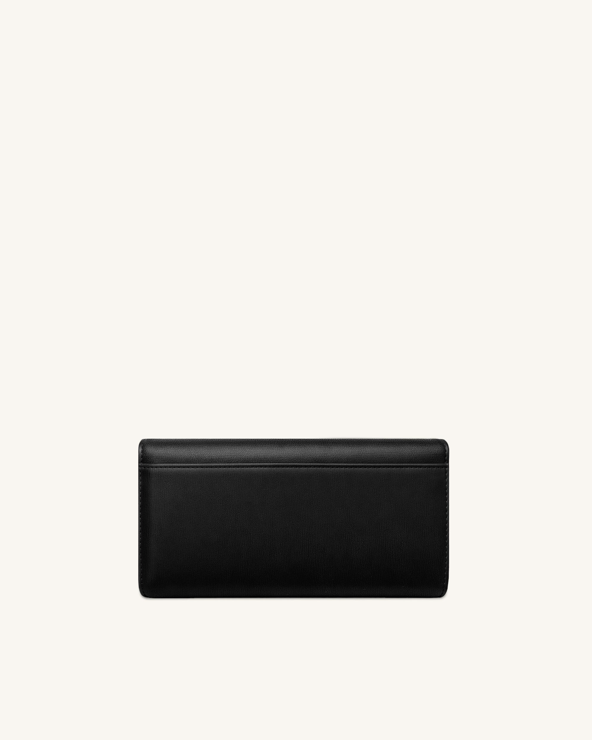 Seren Flap Long Wallet - Chestnut Black