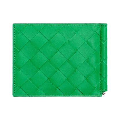 Bottega Veneta Bill Clip Wallet Parquet