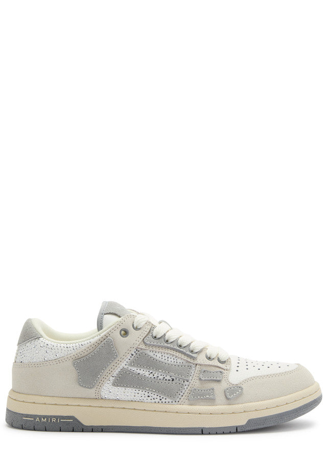 Amiri Women Skel crystal-embellished leather sneakers