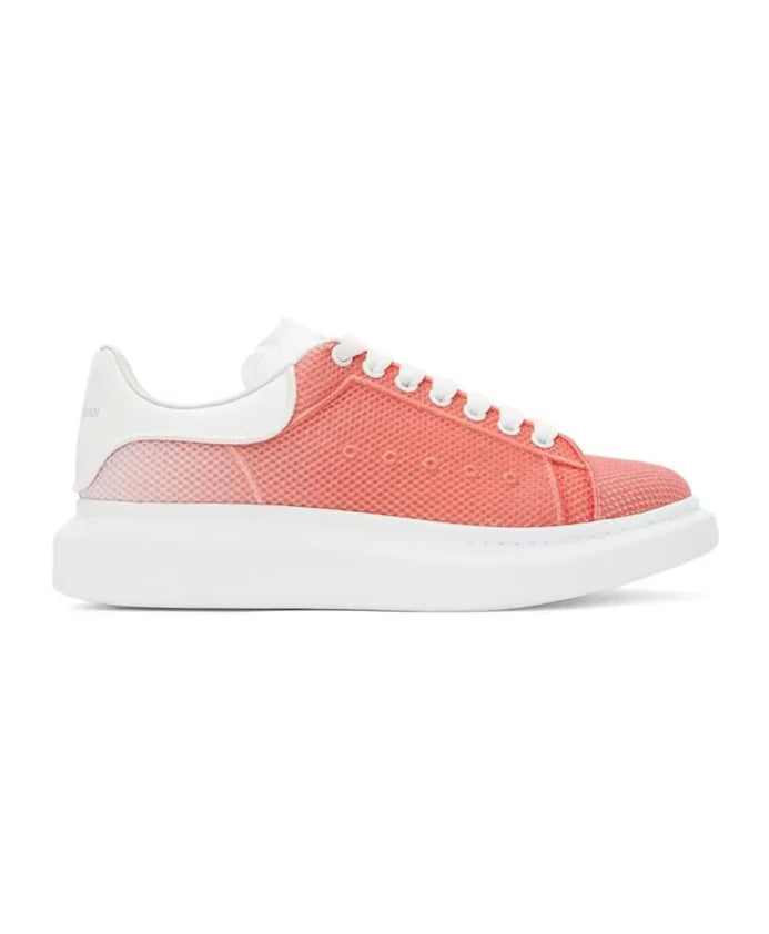 Oversized Sneakers with Perforated Leather Detail