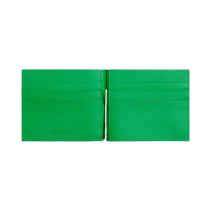 Bottega Veneta Bill Clip Wallet Parquet