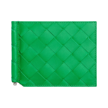 Bottega Veneta Bill Clip Wallet Parquet