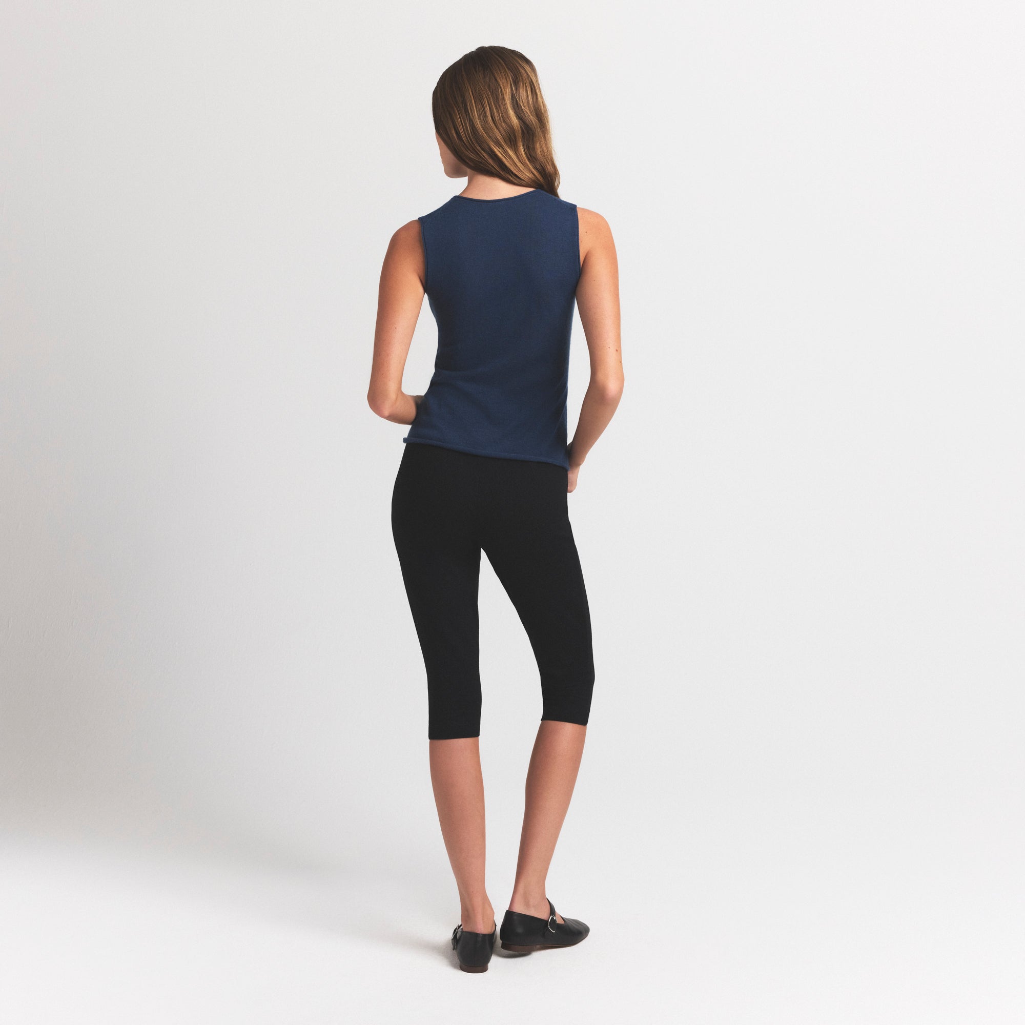 Featherweight Cashmere Sleeveless Top