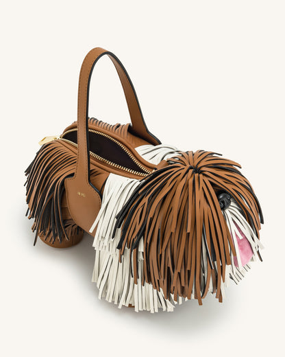 Nita Puppy Shape Handbag - Gray