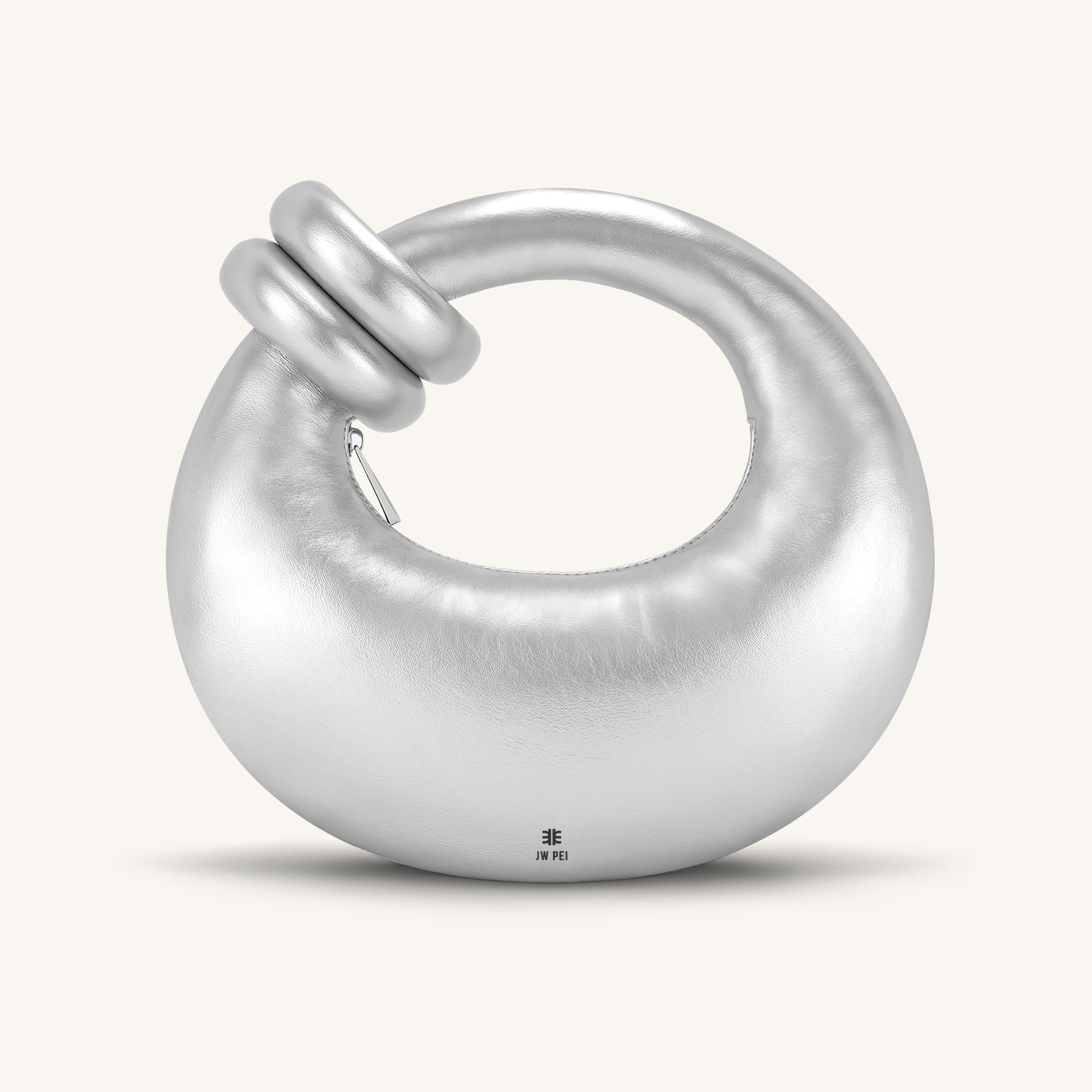 Abacus Top Handle Bag - Silver
