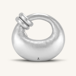 Abacus Top Handle Bag - Silver