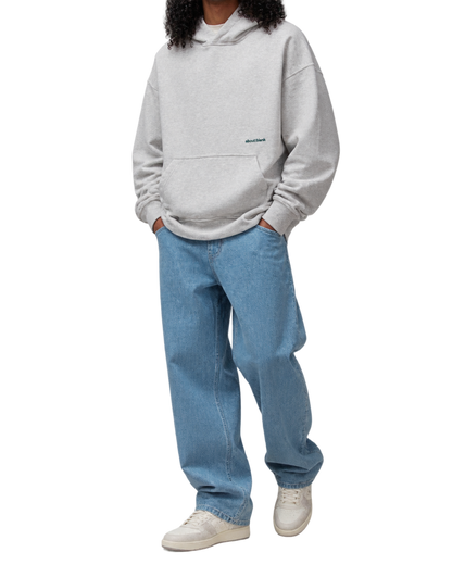 About Blank Box Hoodie in Grey Marl