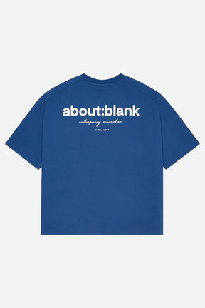 Box t-shirt - estate blue/white