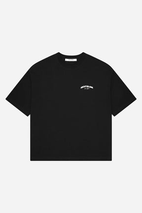 Arched logo t-shirt - black/ecru