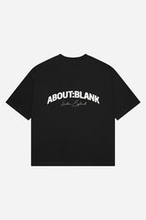 Arched logo t-shirt - black/ecru