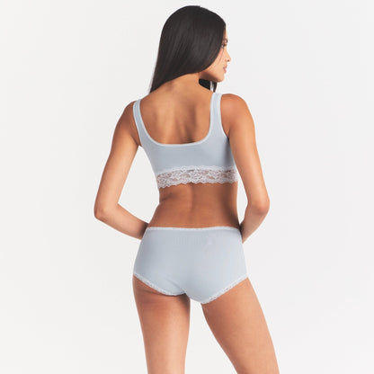 Lightweight Cotton Lace Boy Short