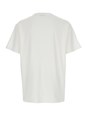 Polo ralph lauren White Crewneck T-Shirt with Contrasting Logo Print on the Front in Cotton Man