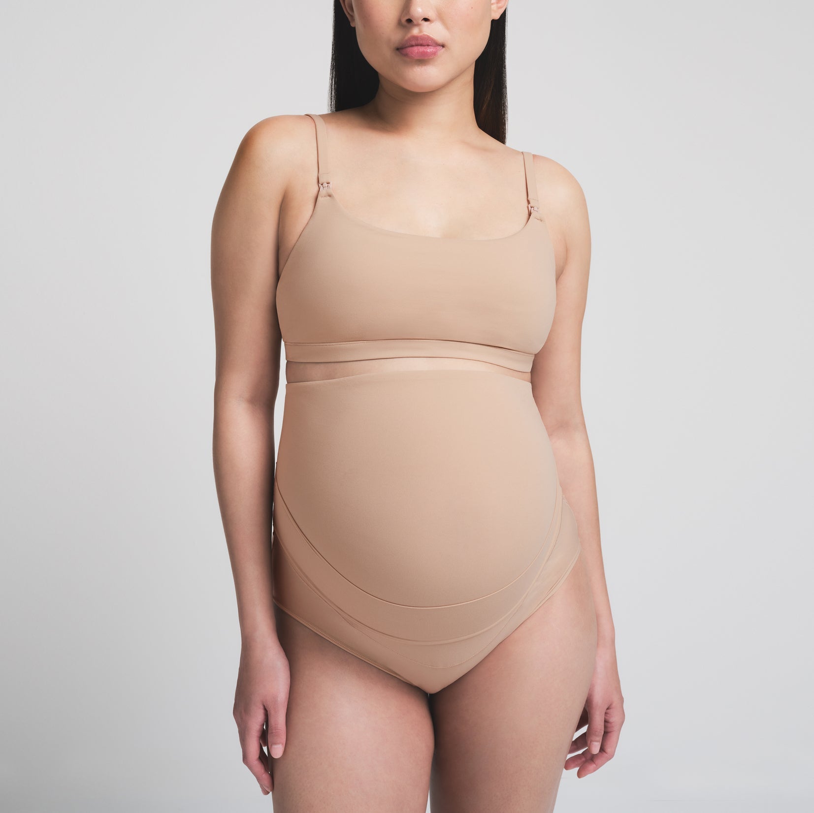 Fits Everybody Maternity Banded High-waisted Brief