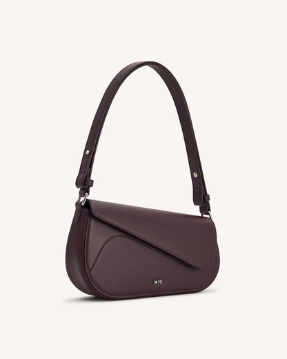 Addisyn Shoulder Bag - Brown Canvas