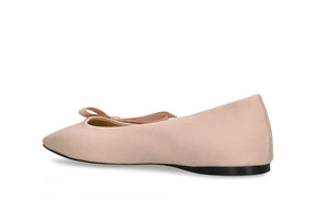 Jimmy Choo 10mm Veda linen ballerina flats