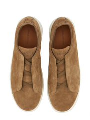 Zegna Sneaker In Suede