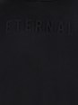 Fear of god 'Eternal' Black Hoodie with Logo Patch on the Hood and Embroidery on the Front in Cotton Blend Man