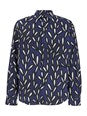 Jacquemus 'La Chemise Jean' Blue Shirt with Spread Collar and All-Over Logo Motif in Cotton Man