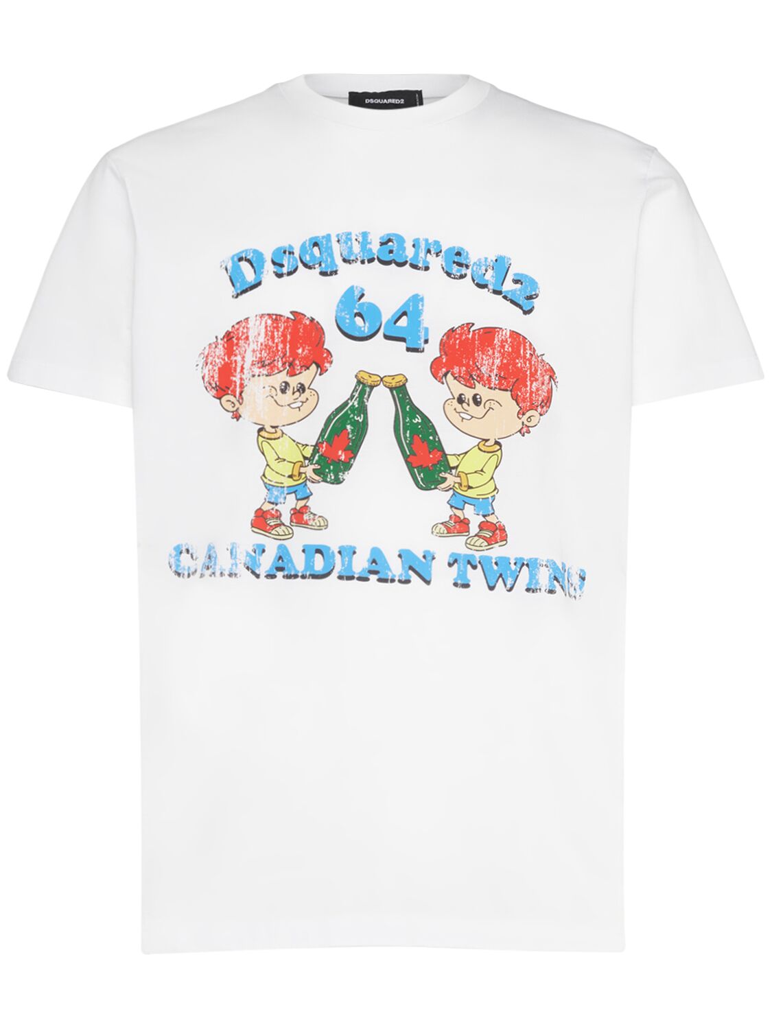 Dsquared2 Canadian Twins printed cotton t-shirt