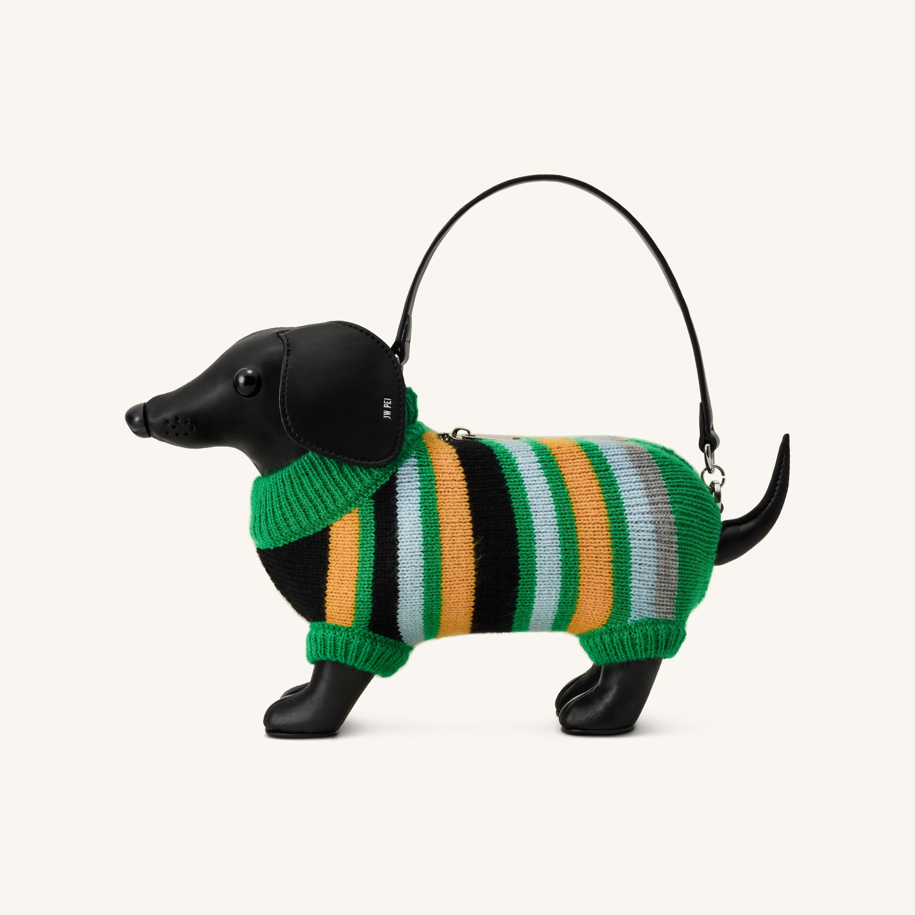 Addison Dachshund Handbag - Black